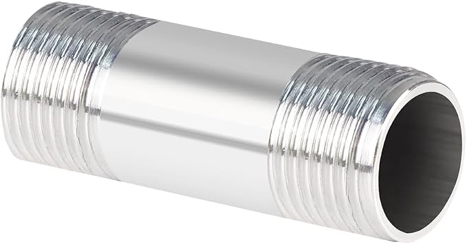 Quickun 304 Stainless Steel Nipple Pipe Fitting by VisittheQuickun