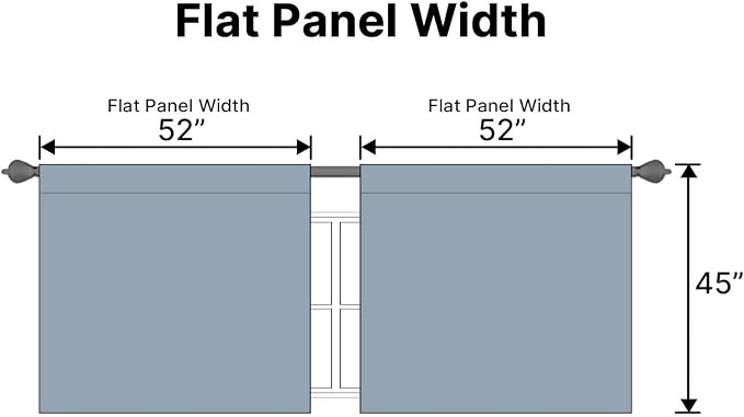 H.VERSAILTEX Blackout Curtains Thermal Insulated Window Treatment Panels Room - Image 7