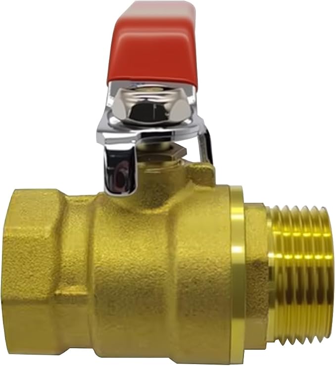 Uenede Brass 3/4 Inch NPT Ball Valve 600 WOG, Metal Plumbing Control Valve - Image 2