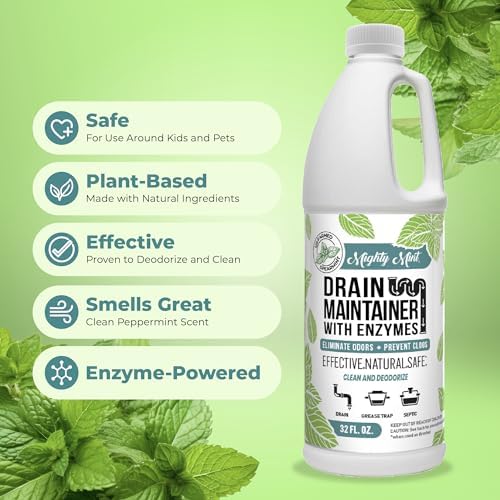 Mighty Mint Enzyme Drain Maintainer – Drain Cleaner & Deodorizer - Image 5