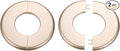 HARFINGTON 2pcs Wall Split Flange 51mm/2" Self-Adhesive Plumbing Cover Plates by HARFINGTON