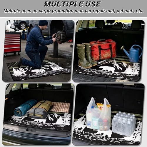 Camo Bear Universal Moving Trunk Mat 29"x39" – Heavy Duty Waterproof Cargo Liner - Image 3