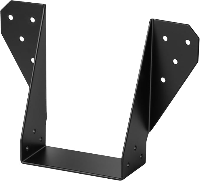 GBGS 10 Pcs Black 4 x 6 Face-Mount Joist Hanger | 14 Gauge - Image 4