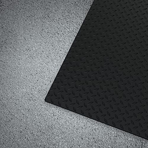 Workforce Vinyl Diamond Plate Commercial Grade Matting, Heavy Duty Floor Mat by WorkForceCommercialMatting