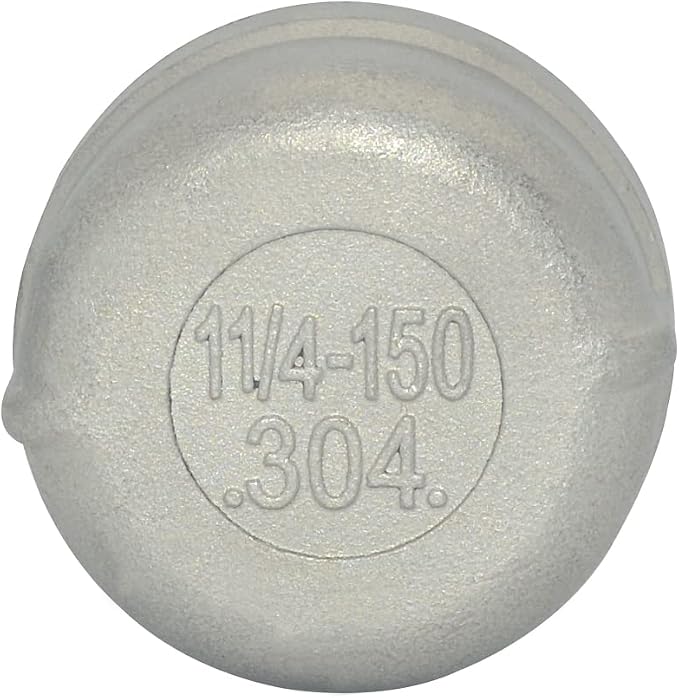 1-1/4" 1.25" Cap, NPT Female Threaded Cast Pipe Fitting, Stainless Steel 304 - Image 5