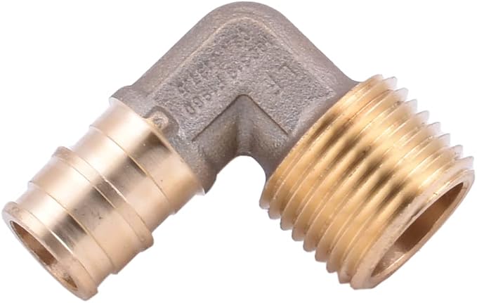 LD Valve-Pex A Fitting 1/2-in ProPex x 1/2-in MPT Brass Elbow - Image 3
