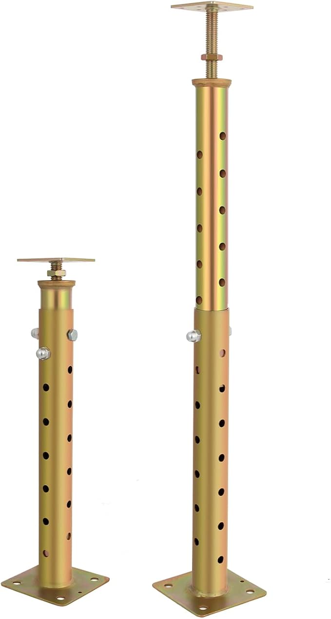2 Pcs Adjustable Basement Floor Jack, Floor Joist Screw Jack - Image 7
