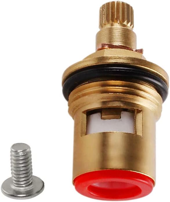 Brass Ceramic Cartridge, G1/2" Tap Ceramic Stem Cartridges Replacement by TOOLSTAR