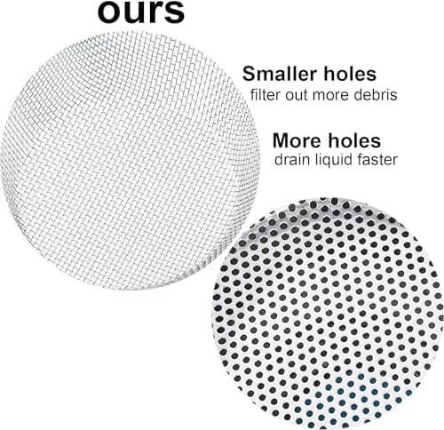 LASSHSWA 2 PCS Kitchen Sink Strainer Stainless Steel, Kitchen Sink Drain - Image 4