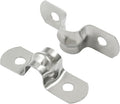 Piutouyar 50 Pack 8mm Two Hole Strap U Bracket, 0.31 Inch | 304 Stainless Steel by Piutouyar