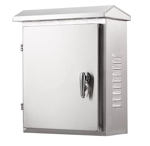 304 Stainless Steel Electrical Box 20'' x 16'' x 8'' Outdoor Electrical by Yeaborn