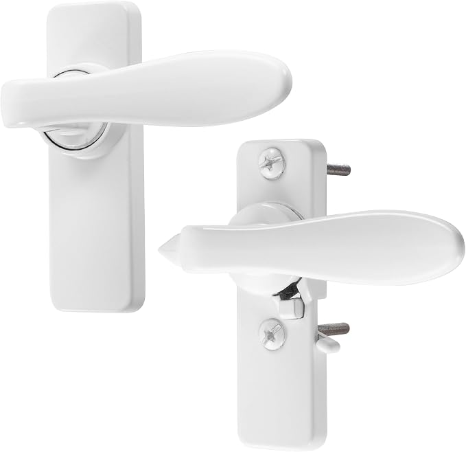 Ideal Security in-Swinging Storm Door Handle Set – by IdealSecurityInc