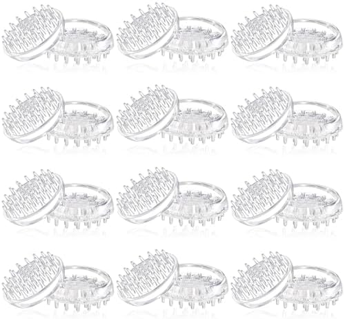 Jetec 24 Pcs Carpet Protectors Furniture Leg Spiked Caster Cups by Jetec