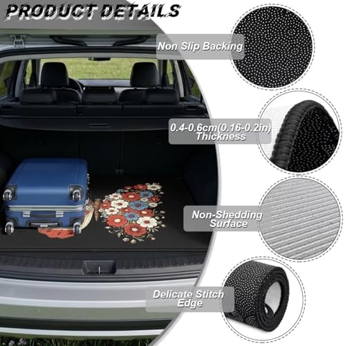 Patriotic Butterfly Print Work Trunk Mat Heavy Duty Foldable Cargo Liner - Image 6