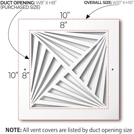 SABA Home Decor White Air Vent Cover - Image 2