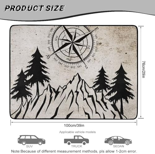 Compass Mountain Camping Trunk Mat 29"x39" - Image 7