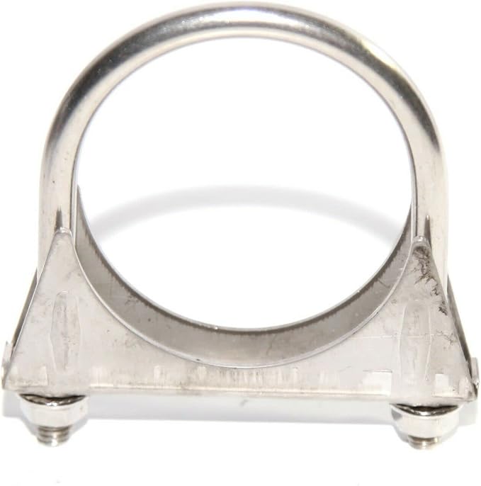 Heavy Duty 2.75" 2-3/4 Inch Exhaust U Bolt Clamp Stainless | 8.5mm Thick Rod by eLifecenter