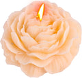 Peony Flower Shape Candle, Soy Wax Scented Decor by KOBKUQY