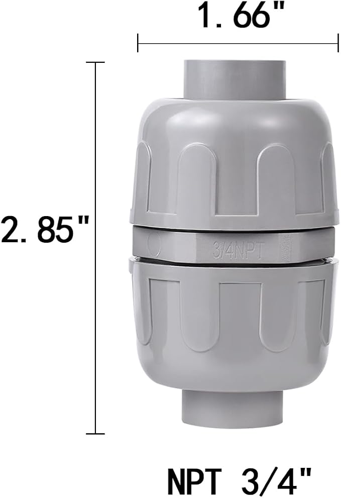 NPT 3/4 Double Conduit Liquid-Tight Connector Straight | Extend Repair Conduit - Image 2