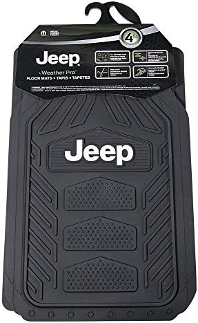 Plasticolor 001668R01 Jeep Weatherpro 4 Piece Floor Mats Set, Floor Mats - Image 4
