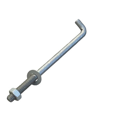 Sandbaggy 1/2" x 8" Threaded Concrete Anchor L-Bolts by Sandbaggy