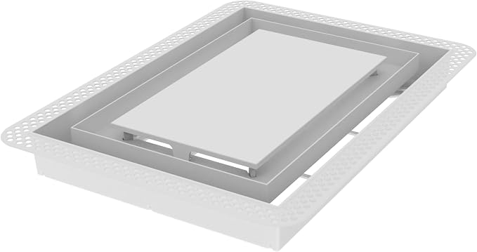 Fittes Flush Wall Vent, Minimalist ABS Plastic HVAC Air Return Register Cover by Fittes
