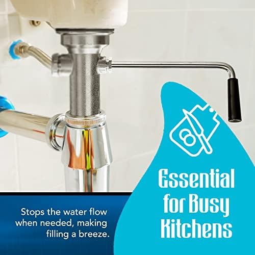 Rotary Twist Drain Handle for Commercial Sink, Controls Drain Stopper, Replaces - Image 4