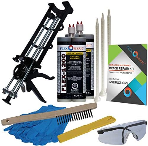 Concrete Floor Crack Repair Kit by Flexomeric+Crack+Repair+Products