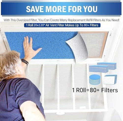UBeesize Air Vent Filters, MERV 8 Triple Vent Filter Kit - Image 4