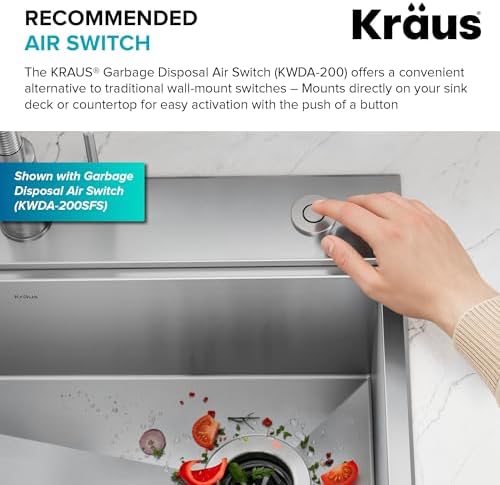 KRAUS WasteGuard 3/4 HP Continuous Feed Garbage Disposal - Image 3