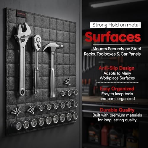 Magnetic Tool Mat, Double-Sided Magnetic Tool Holder Pad - Image 5