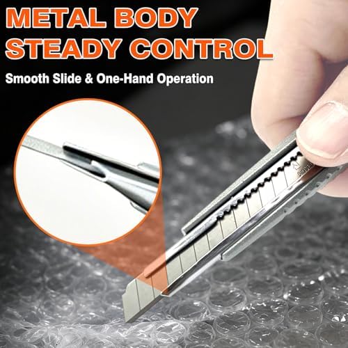 9mm Alloy Utility Knife Retractable - Image 3
