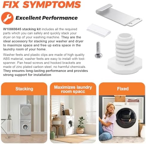 UPGRADE W10869845 Dryer Stacking Kit by Beaquicy - Image 4