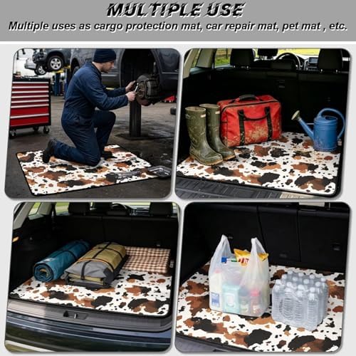 Cow Spot Waterproof Car Trunk Mat 29"x39" - Image 3