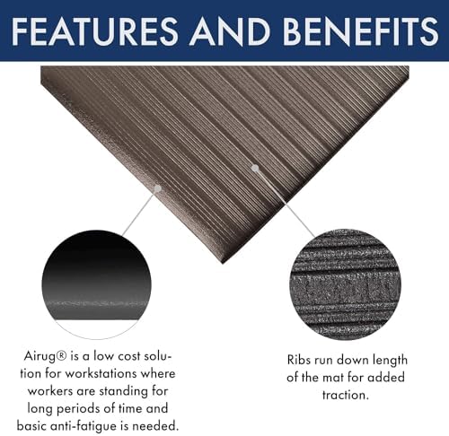 NoTrax 410 Airug® 4' x 60' x 3/8" Anti Fatigue Mat - Image 4