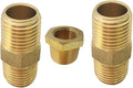 Brass Pipe Fitting Assortment Kit, 3/8" x 3/8" NPT Male Nipple & 3/8" NPT Male by TLTOOLEGIN