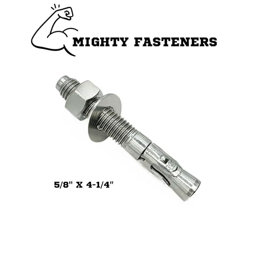 Mighty Fasteners Wedge Anchors – Heavy-Duty 304 Stainless Steel Expansion Bolts - Image 2