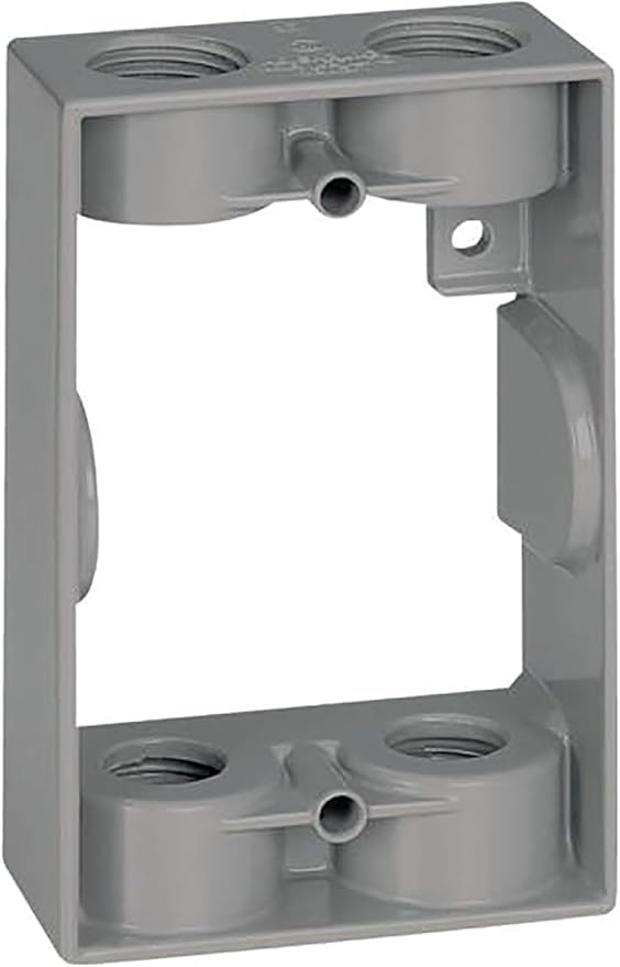 Sigma 14233 Weatherproof 1/2" 4 Hole 1-Gang Extension Ring by SigmaEngineeredSolutions