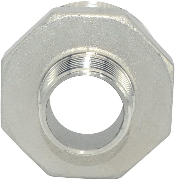 2" x 1" Male Threaded Reducing Nipple Fitting/Adapter, Stainless Steel SS304 - Image 5