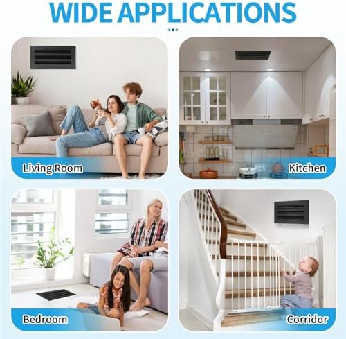14x6 Modern AC Vent Cover, Decorative Air Vent Register Grille - Image 6