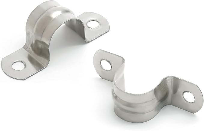 M12 Conduit Clamps, Stainless Steel Cable Clamp, Rigid Pipe Strip, Hanger - Image 5