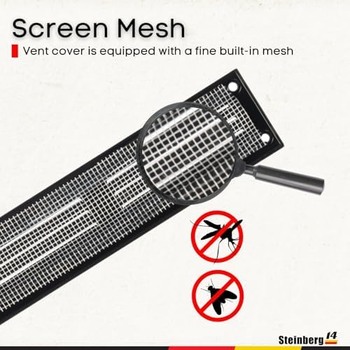 Steinberg14 Black Vent Cover 14x1 - Image 3