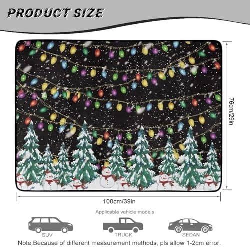 Christmas Tree Universal Car Trunk Mat All Weather Trunk Protection Cargo Liner - Image 7
