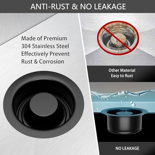 Kitchen Sink Garbage Disposal Flange and Stopper, Sink Drain Flange - Image 5