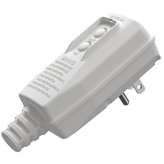 ELEGRP G1215PA G20PAS Patented Auto Monitoring GFCI Replacement Plug Assembly by ELEGRP%7CELEGROUP