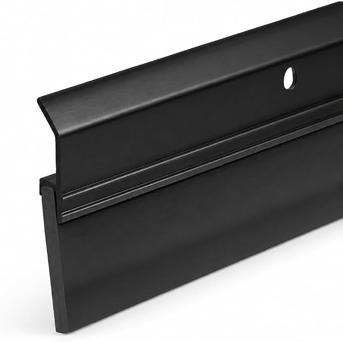 Randall Manufacturing V-63-BLK All-Season Door Sweep, Heavy Duty Aluminum by RandallManufacturing