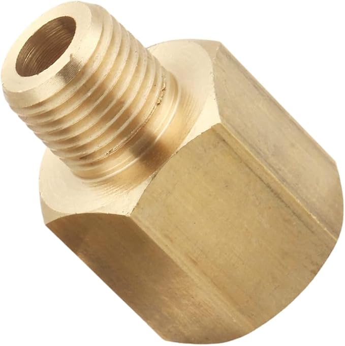 1/8" NPT Male to Female Pipe |, Brass Reducer Adapter 2PCS - Image 6