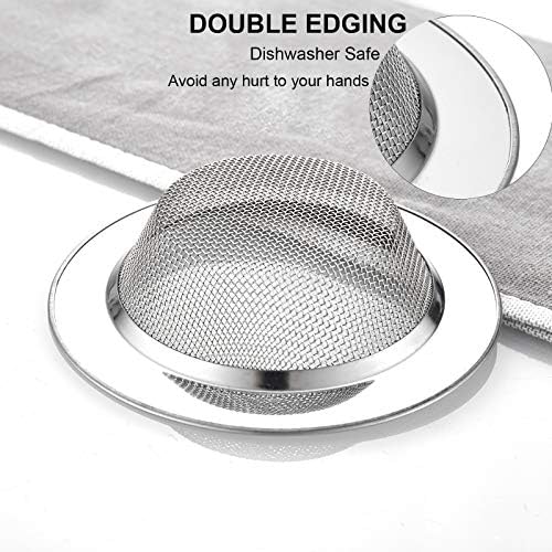 LASSHSWA 4 PCS Kitchen Sink Strainer Stainless Steel, Kitchen Sink Drain - Image 3