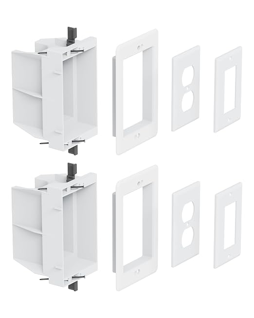 Recessed Outlet/Electrical Box Single Gang, Recessed Outlet Box by Magaliyo