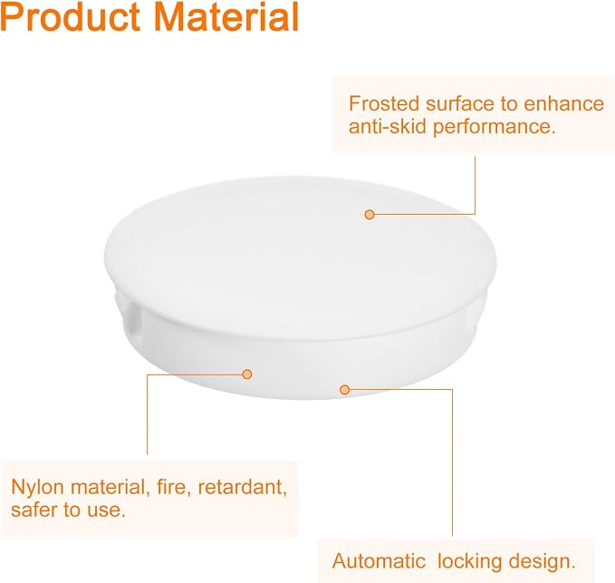 uxcell 50mm/1.97" Plastic Hole Plugs - Image 3